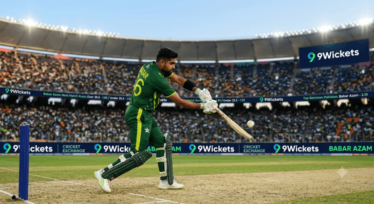 9Wickets Betting: Babar Azam Next Match Run Prediction & Betting Guide